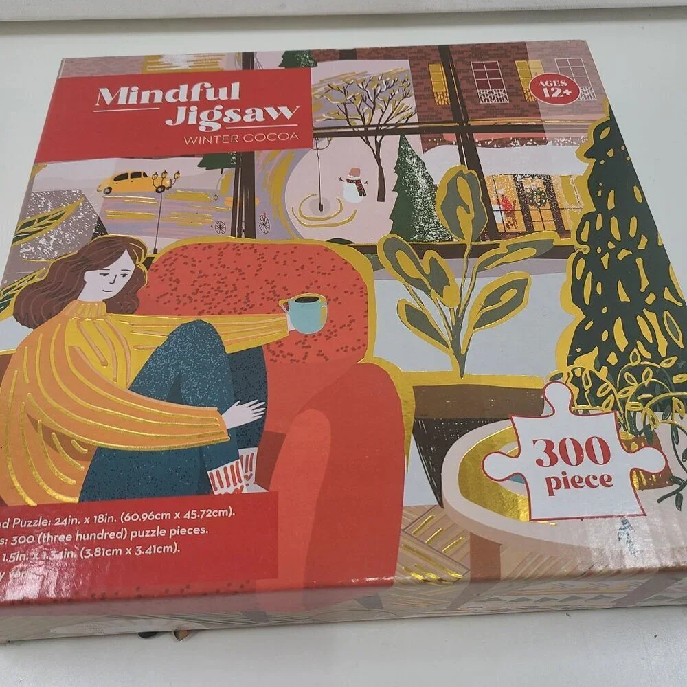 Mindful Jigsaw Winter Cocoa 300 Piece Puzzle